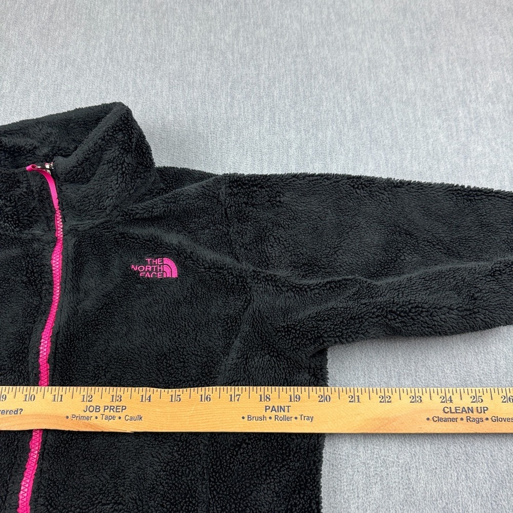 The North Face Jacket Teen‎ Girls XL 18 Black Pink Osolita High Fleece Full-Zip - Picture 8 of 12